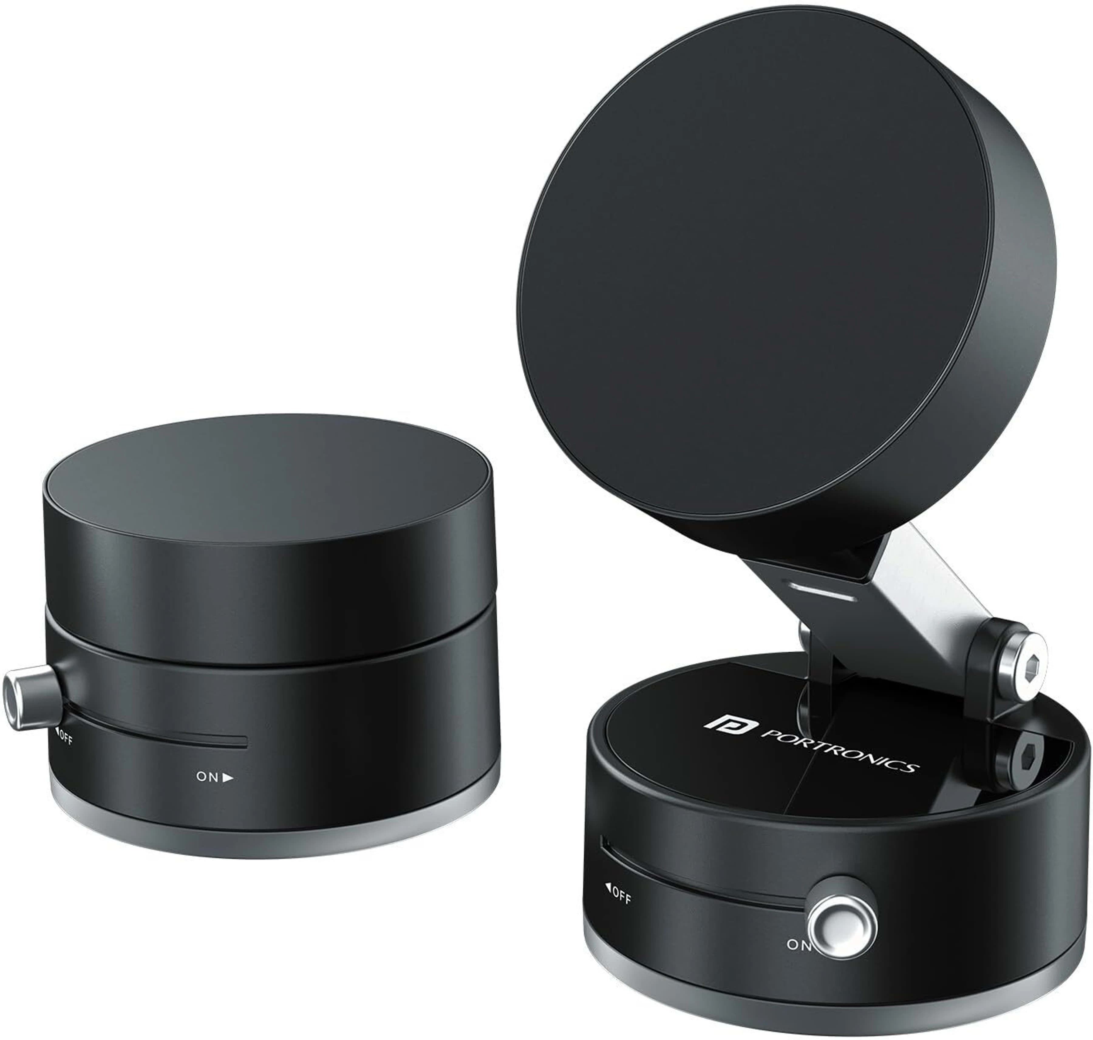 Portronics Hold X Magnetic Vacuum Suction Mobile Holder